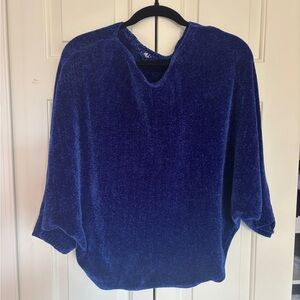 Blue Velvet Top